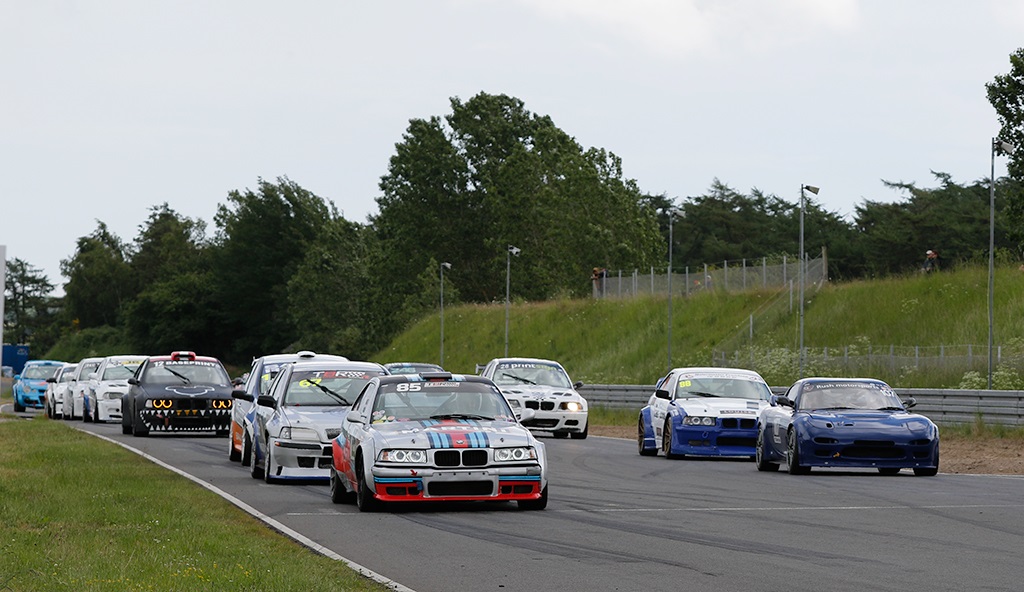 Det er fine Youngtimer felter der kan opleves på Ring Djursland.
(Foto: Motorsporten.dk)